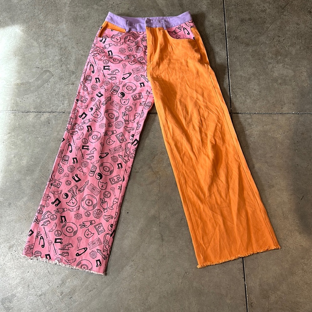 Colorful bell bottoms